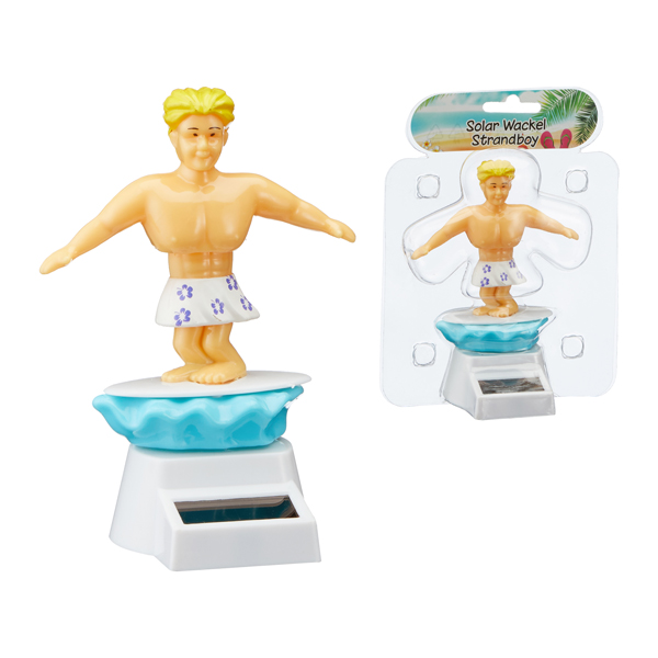 Beach boy oscillante solare, circa 10 cm